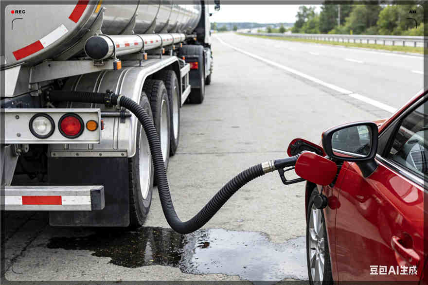 离石区汽车救援送水案例